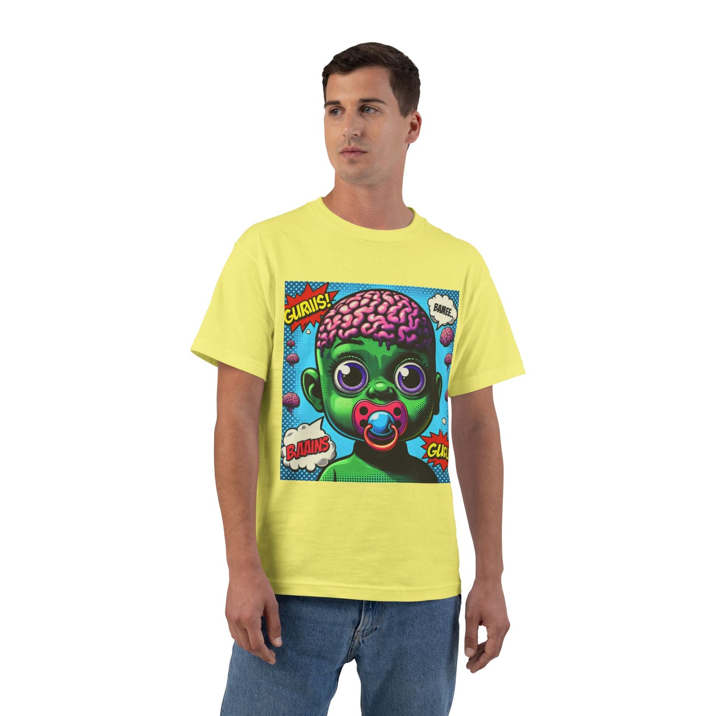 Zombie Baby Brain Pacifier T-Shirt