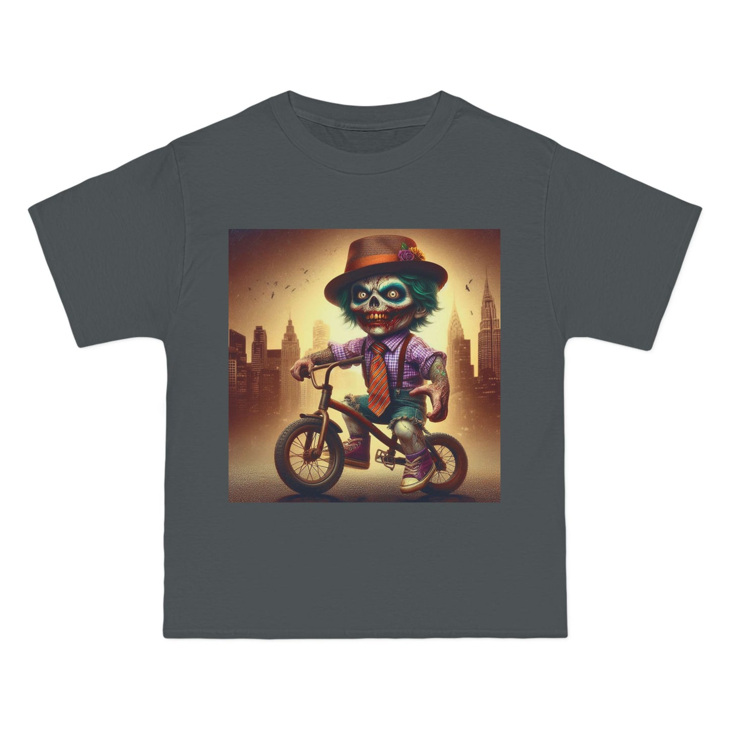 Zombie Bike T-Shirt — Spooky Biker Graphic Tee