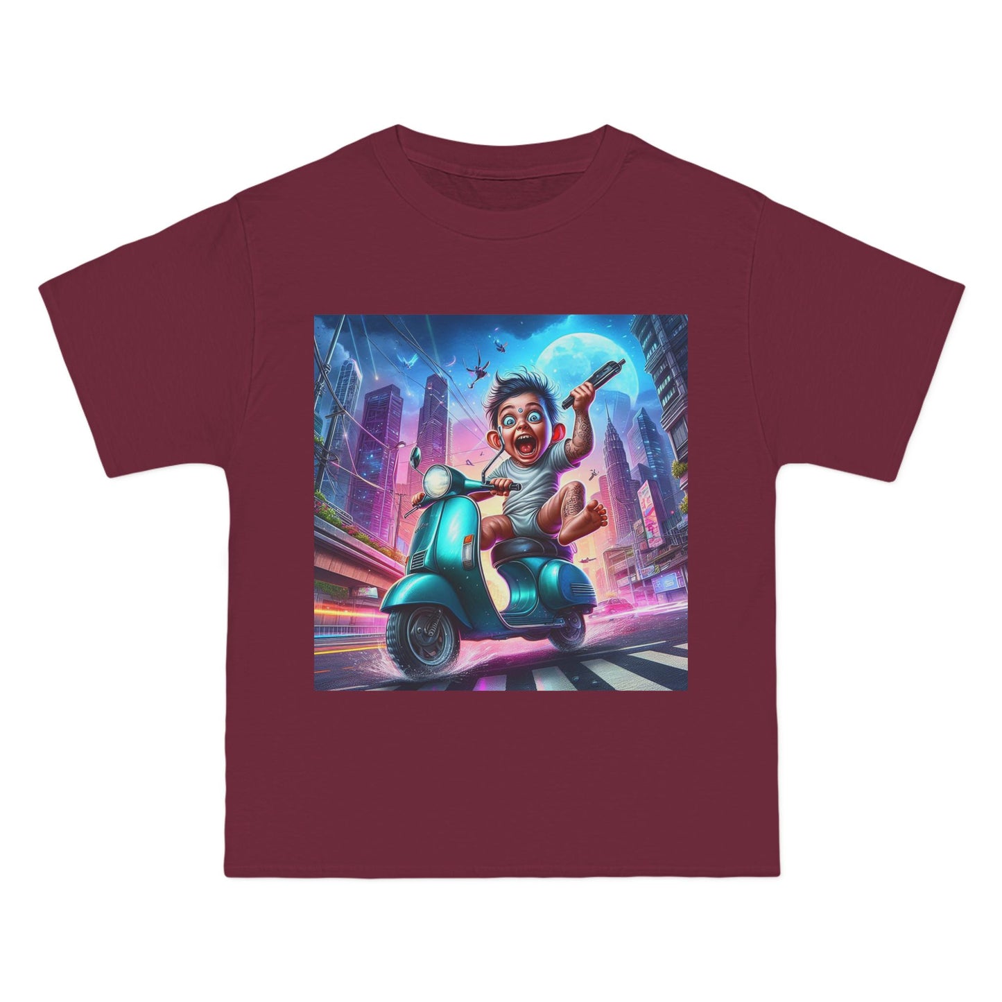 Crazy Baby on a Scooter T-Shirt