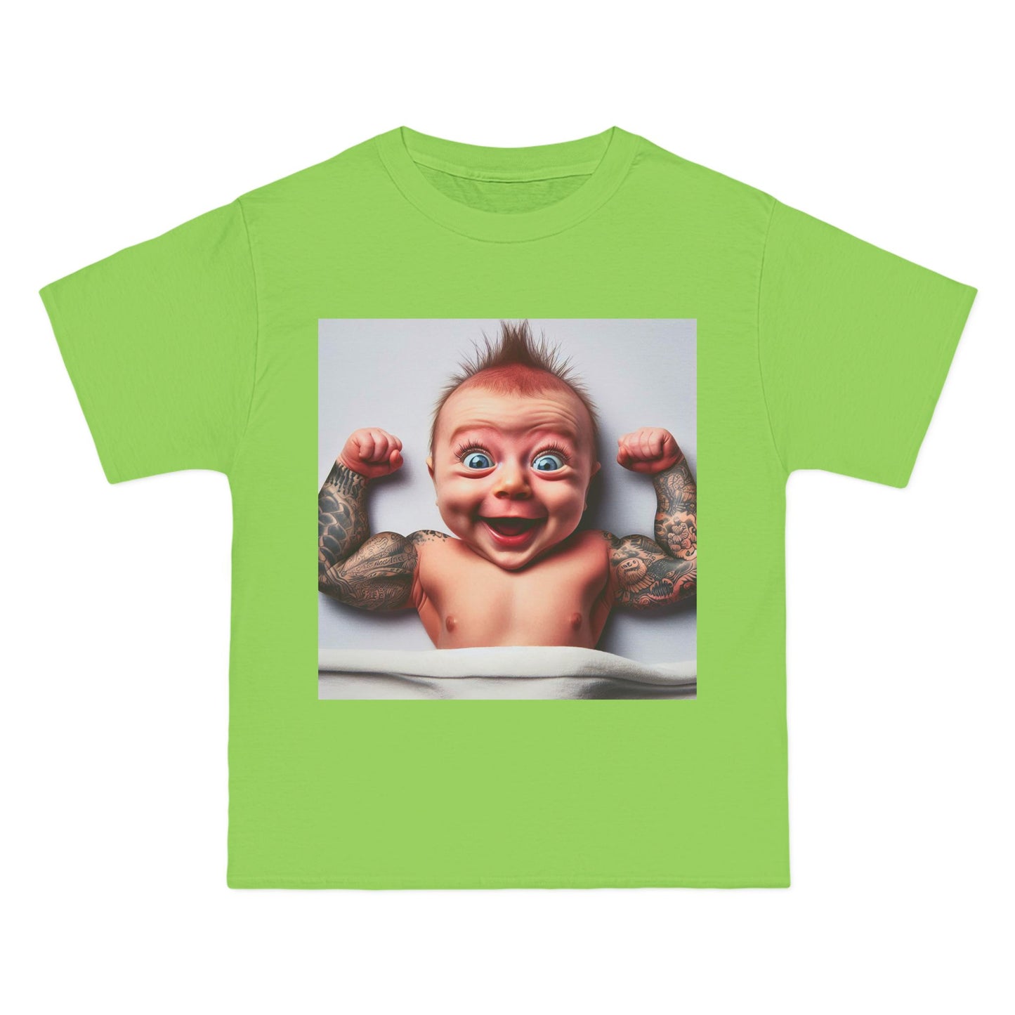 Funny Muscle Baby T-Shirt — Cute Strong Baby Graphic Tee