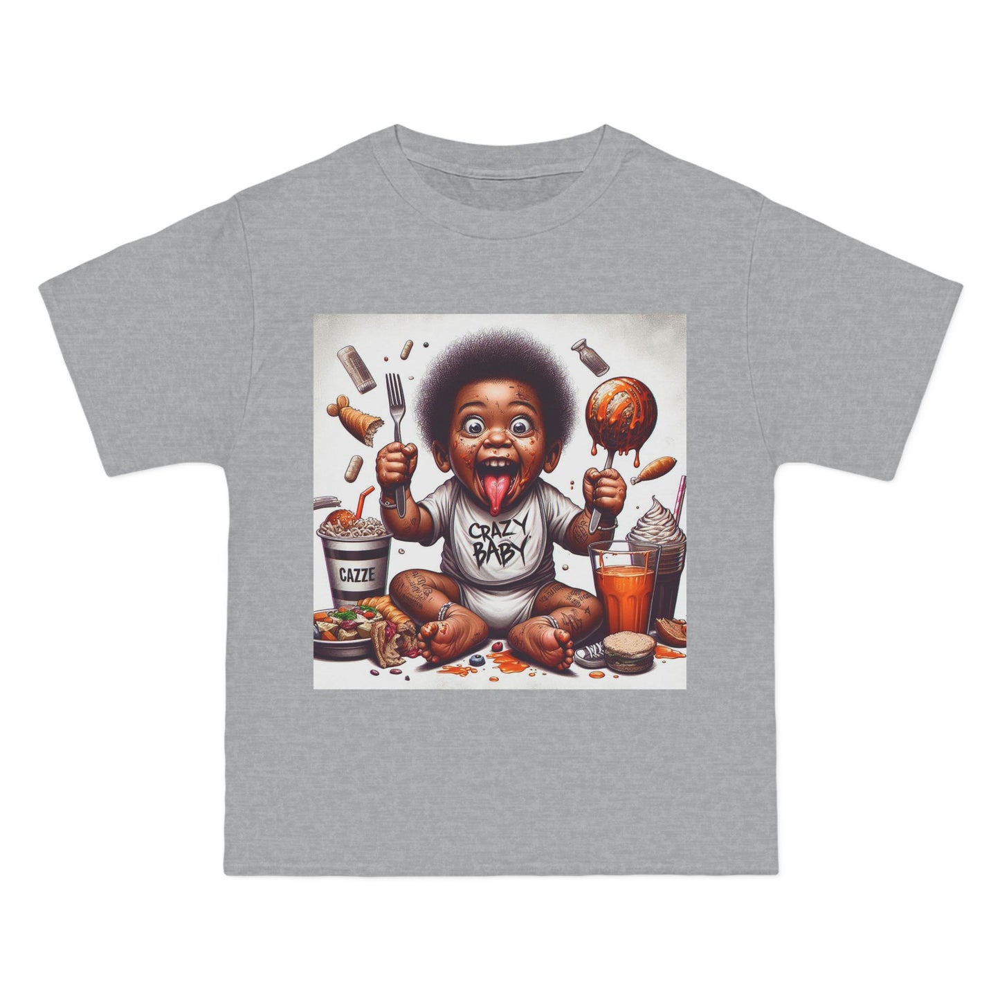 Funny Messy Baby T-Shirt — Cute Infant Spit-Up & Food-Smear Design