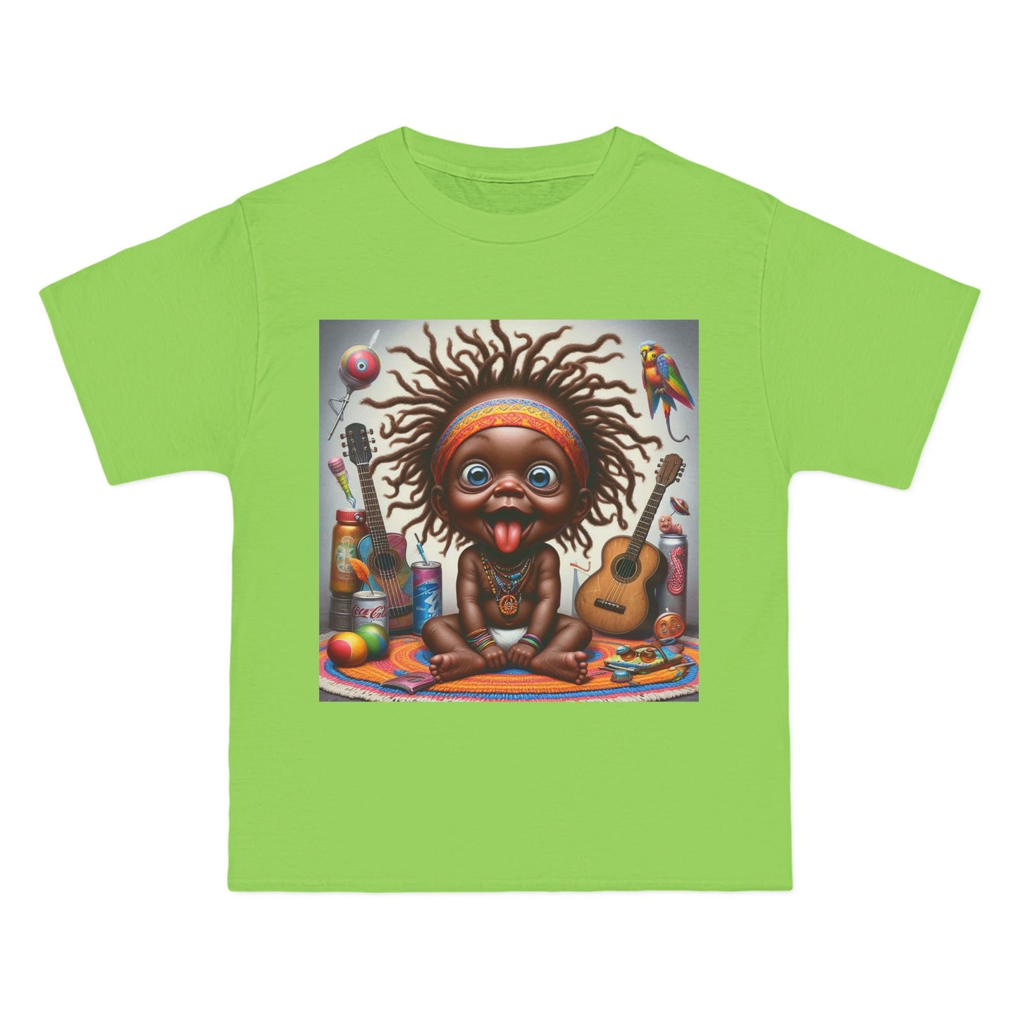 Crazy Guitar Baby T-Shirt — Funny Retro Music Tee