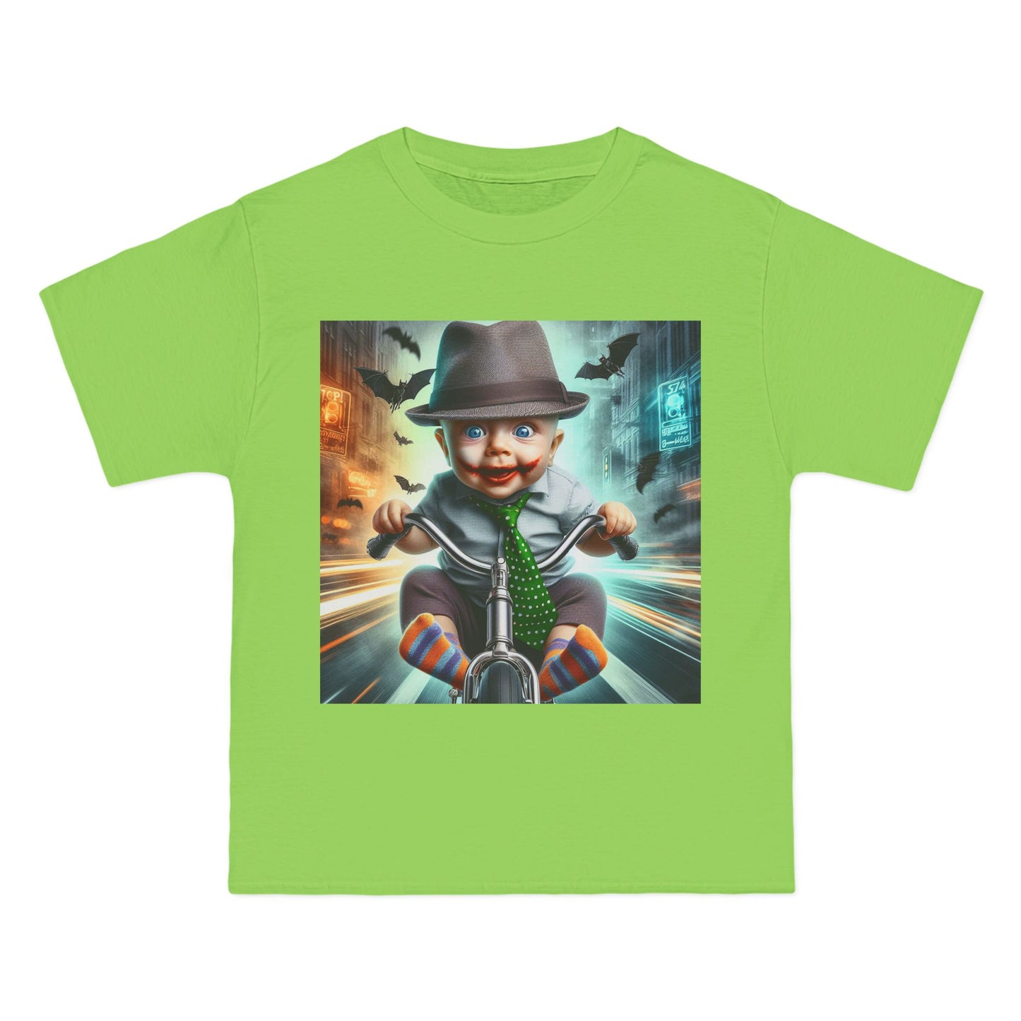 Crazy Baby Riding a Bicycle T-Shirt