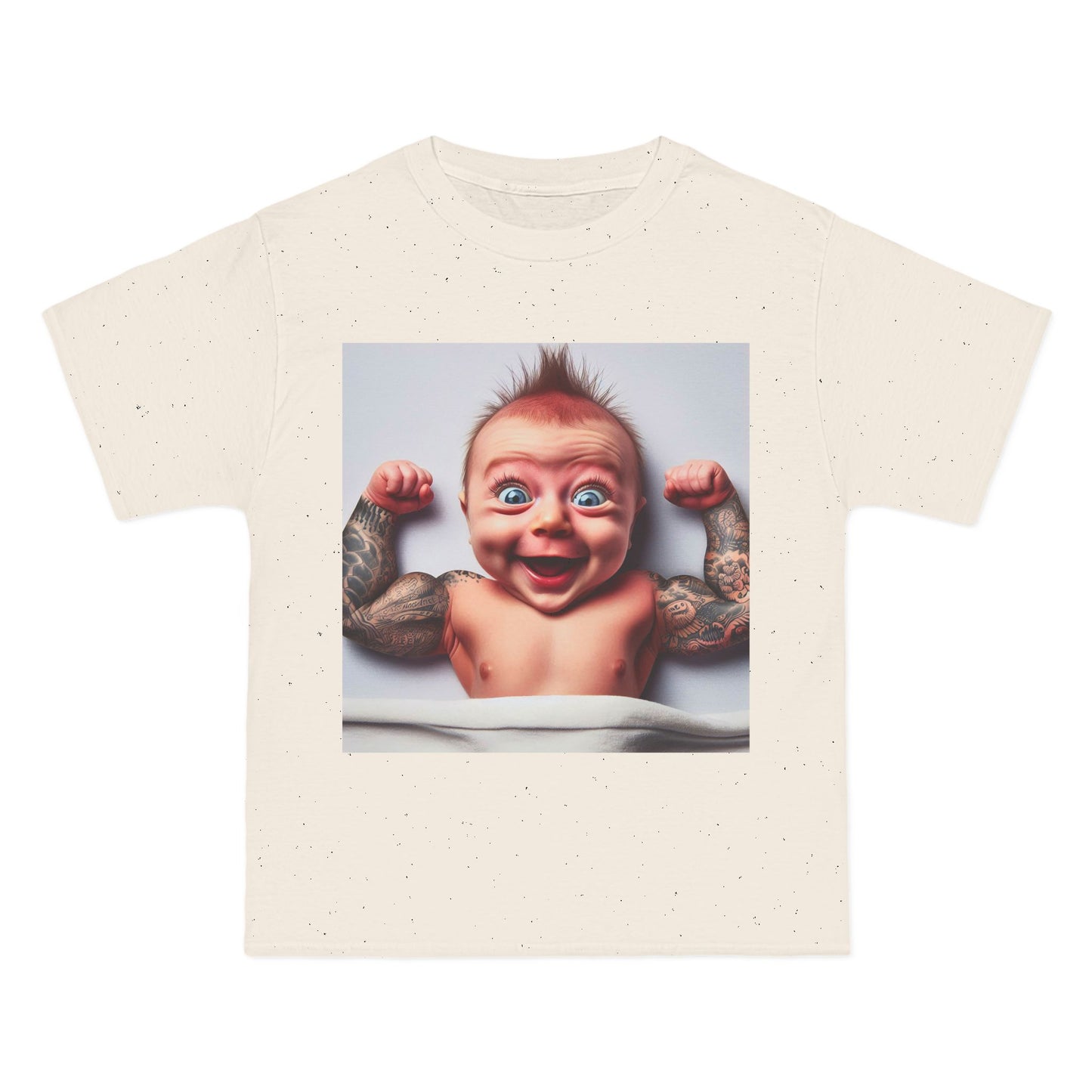 Funny Muscle Baby T-Shirt — Cute Strong Baby Graphic Tee
