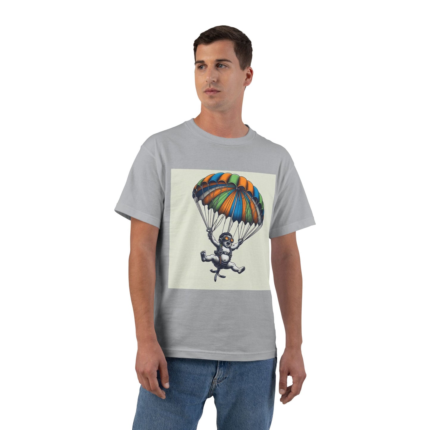 Parachute Baby T-Shirt — Cute Infant Paratrooper Design