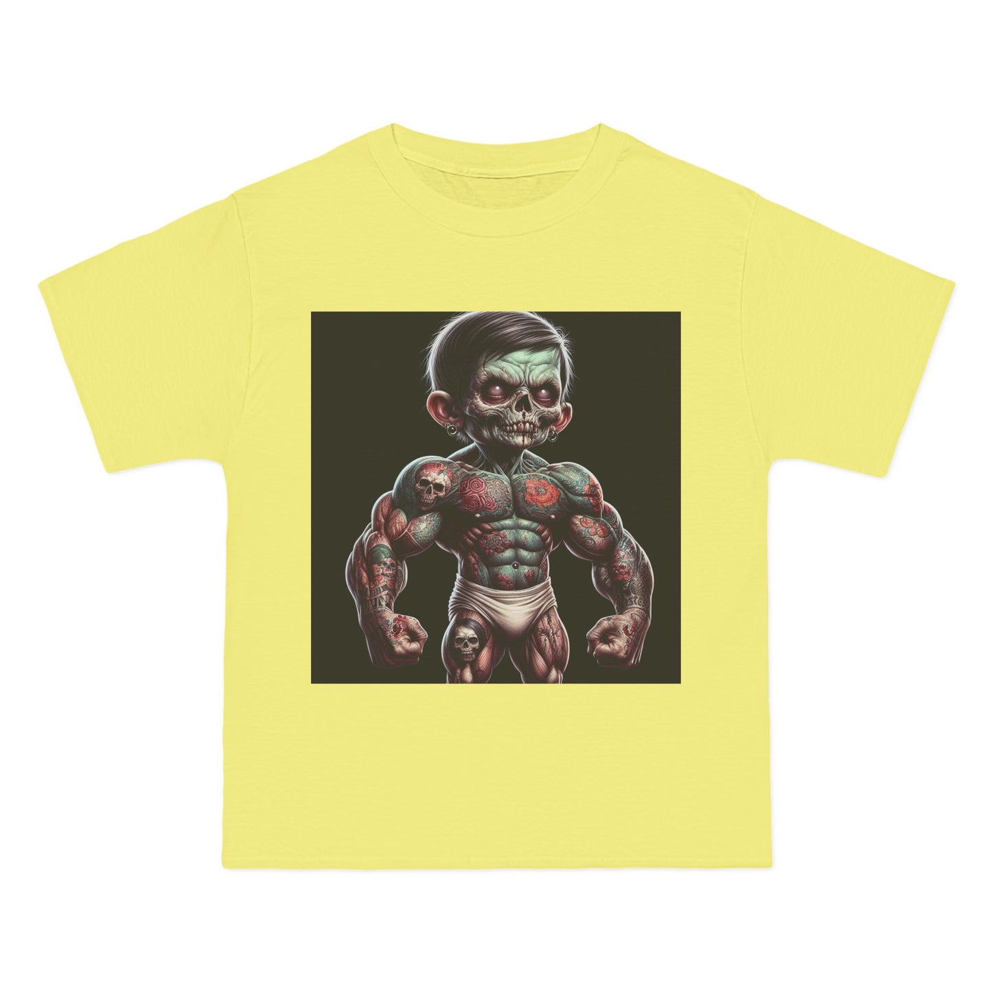 Zombie Muscle Baby T-Shirt — Cute Scary Baby Zombie Graphic Tee