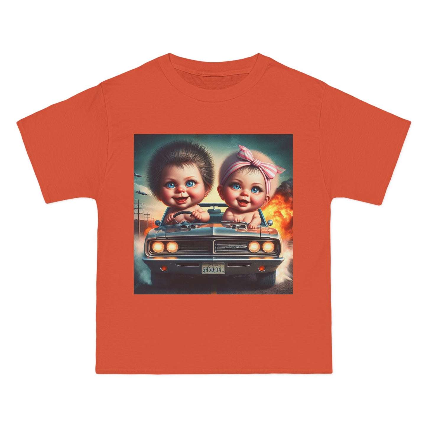 Funny Babies Driving Car T-Shirt — Cute Infant Road Trip Graphic Tee