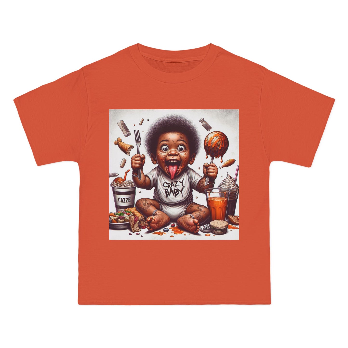 Funny Messy Baby T-Shirt — Cute Infant Spit-Up & Food-Smear Design