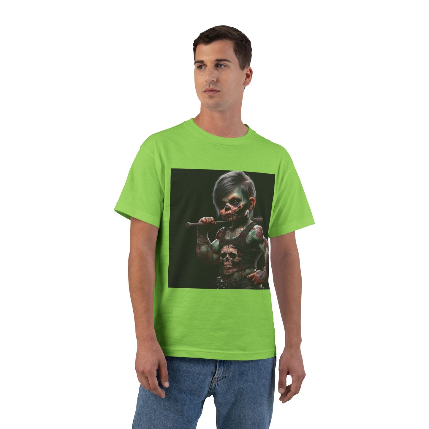 Zombie Muscle Baby T-Shirt — Cute Scary Infant Zombie Design