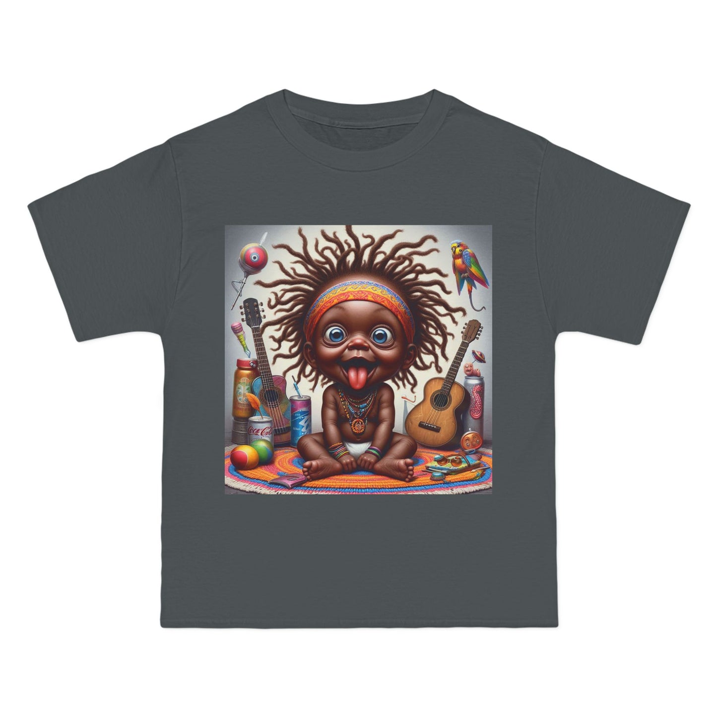 Crazy Guitar Baby T-Shirt — Funny Retro Music Tee