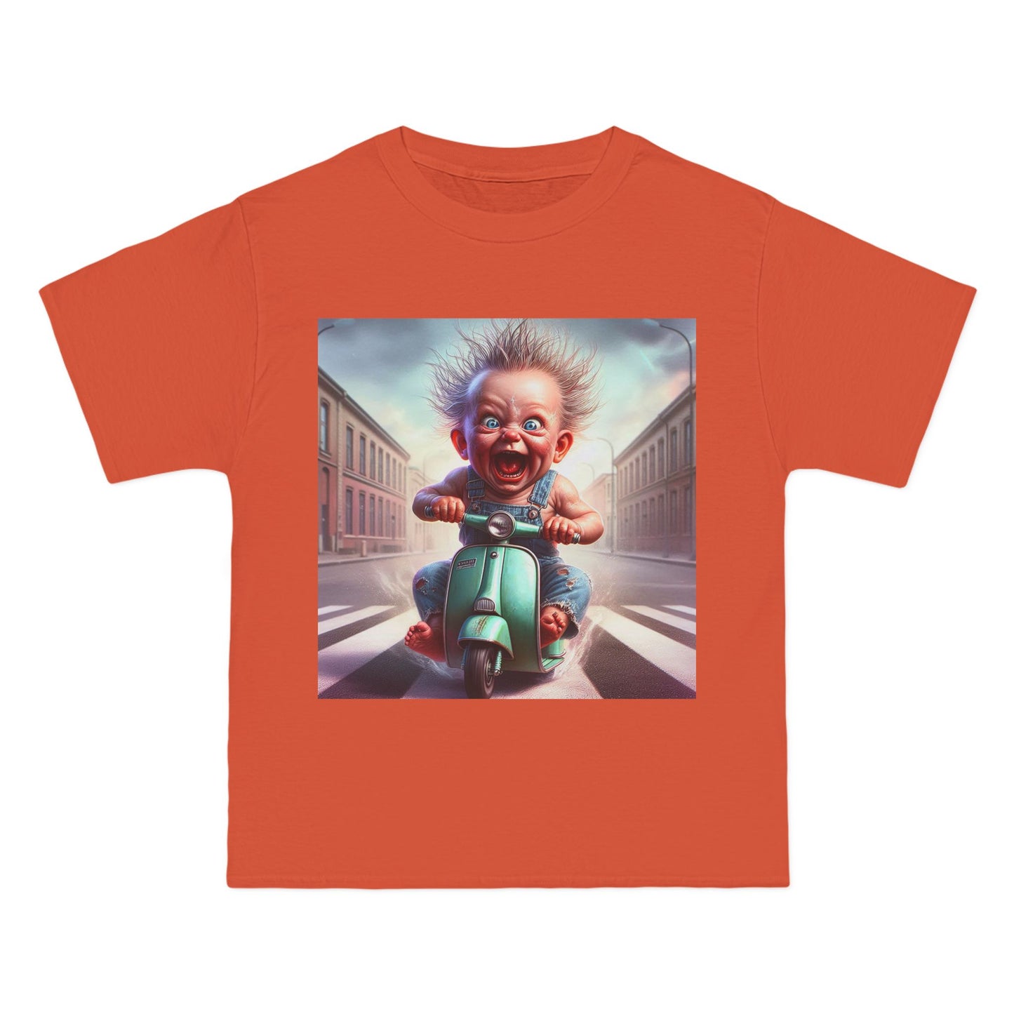Crazy Baby on a Scooter T-Shirt