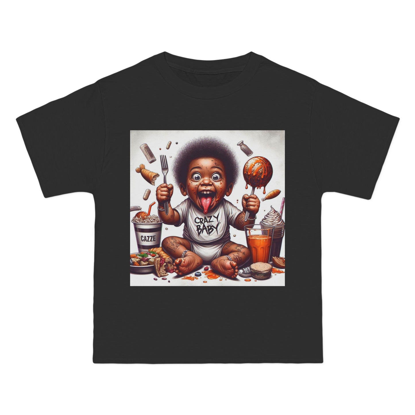 Funny Messy Baby T-Shirt — Cute Infant Spit-Up & Food-Smear Design