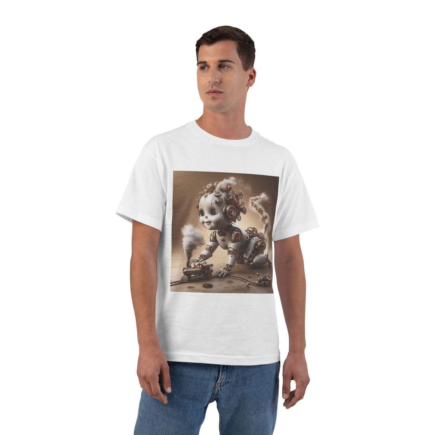 Funny Steampunk Baby T-Shirt — Cute Retro Steampunk Infant Tee