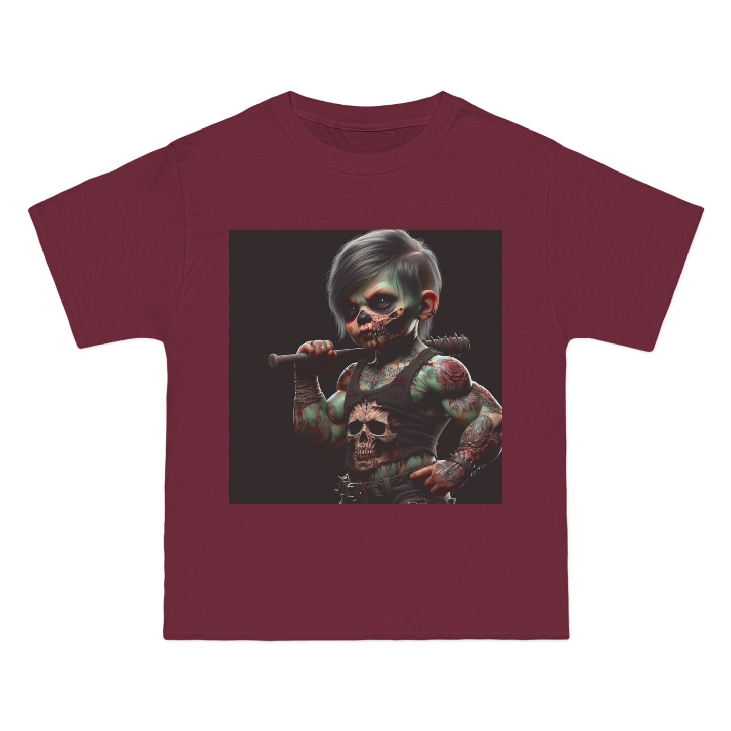 Zombie Muscle Baby T-Shirt — Cute Scary Infant Zombie Design