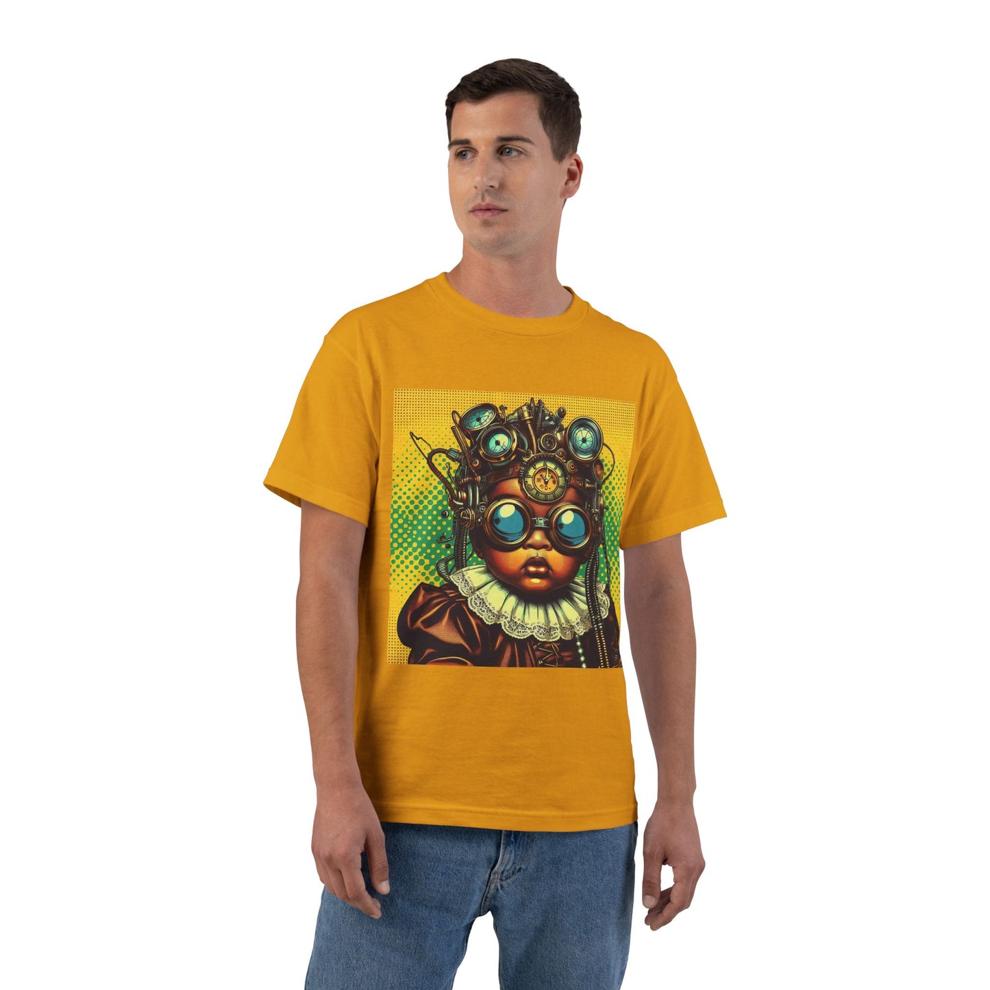 Funny Steampunk Baby T-Shirt — Cute Retro Gearhead Tee