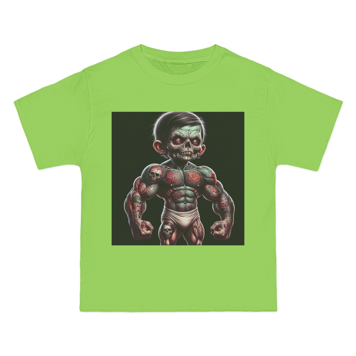 Zombie Muscle Baby T-Shirt — Cute Scary Baby Zombie Graphic Tee