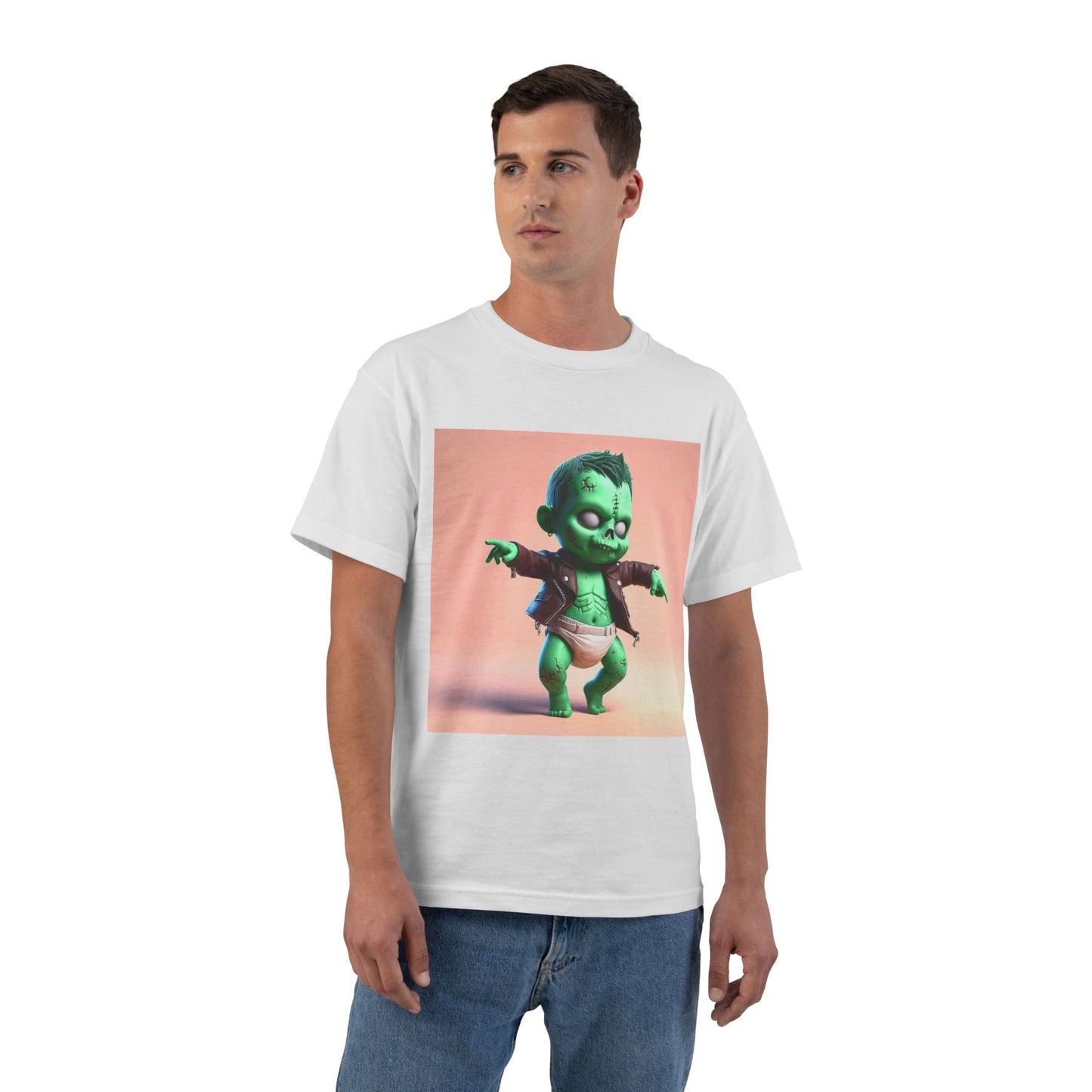 Zombie Diaper Baby T-Shirt — Funny Cute Horror Tee for Fans of Dark Humor