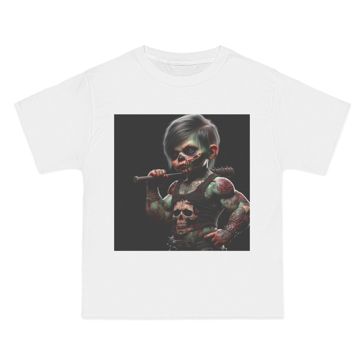 Zombie Muscle Baby T-Shirt — Cute Scary Infant Zombie Design