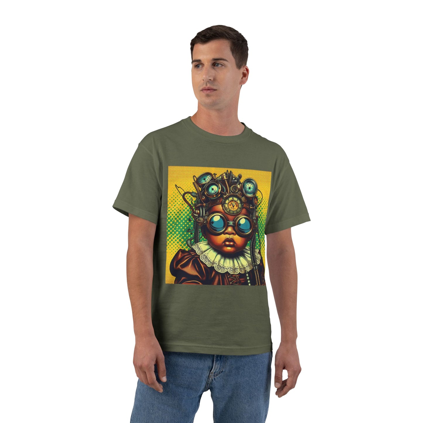 Funny Steampunk Baby T-Shirt — Cute Retro Gearhead Tee