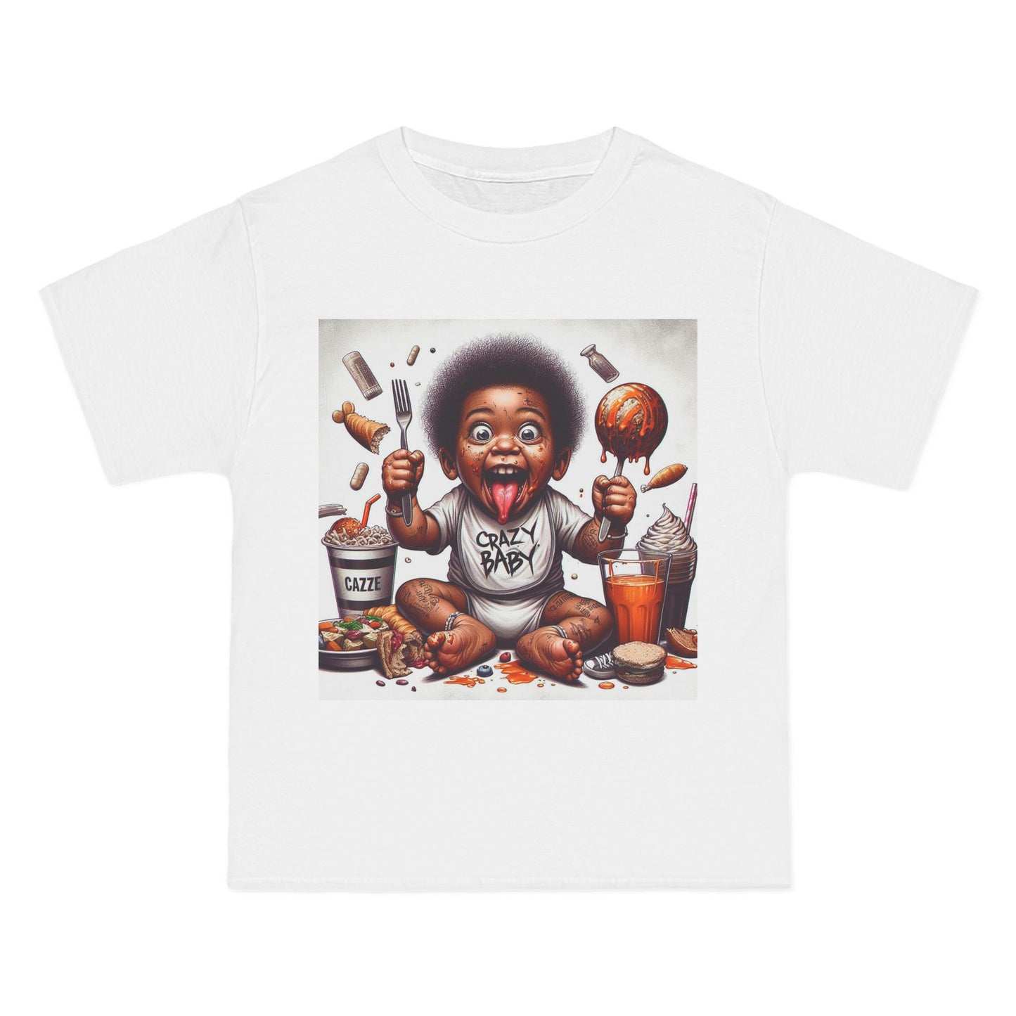 Funny Messy Baby T-Shirt — Cute Infant Spit-Up & Food-Smear Design