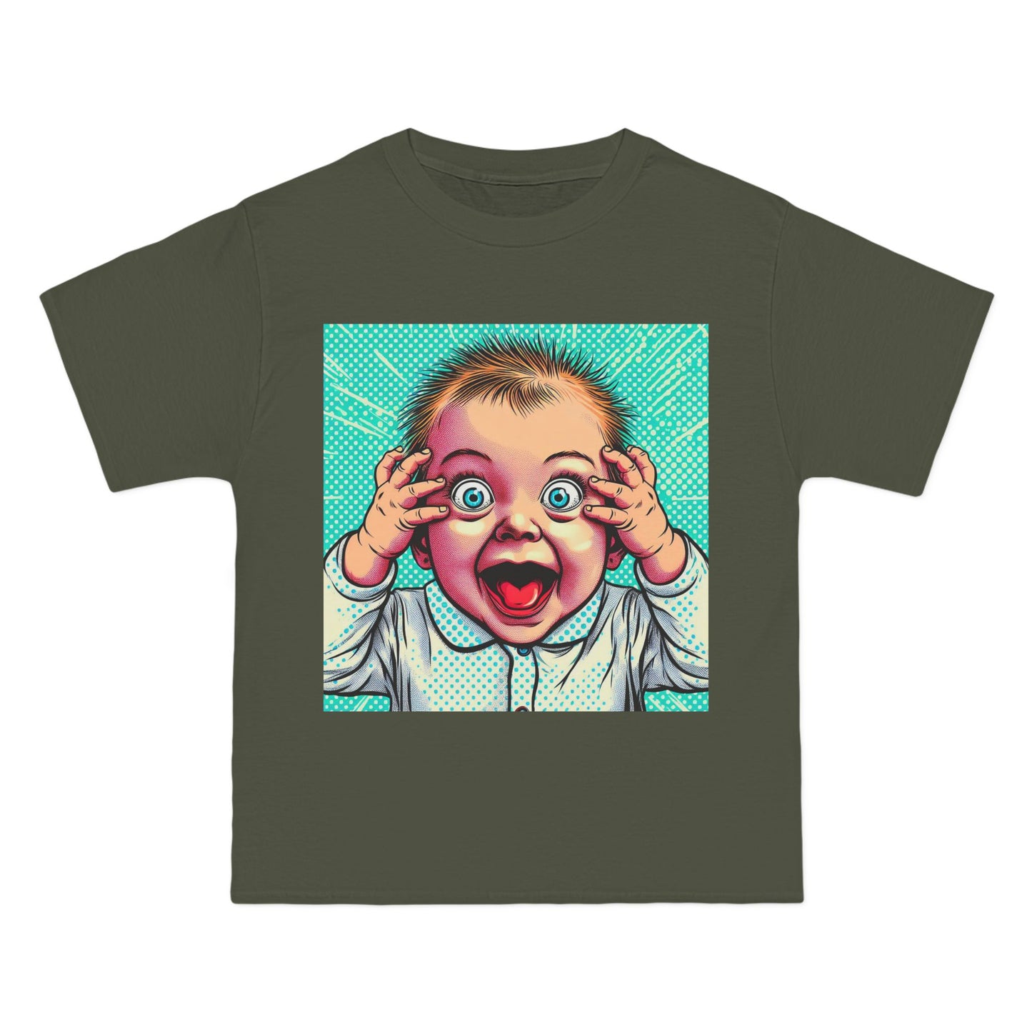 Peek-a-Boo Baby T-Shirt — 'Crazy Baby' Cute Infant Tee