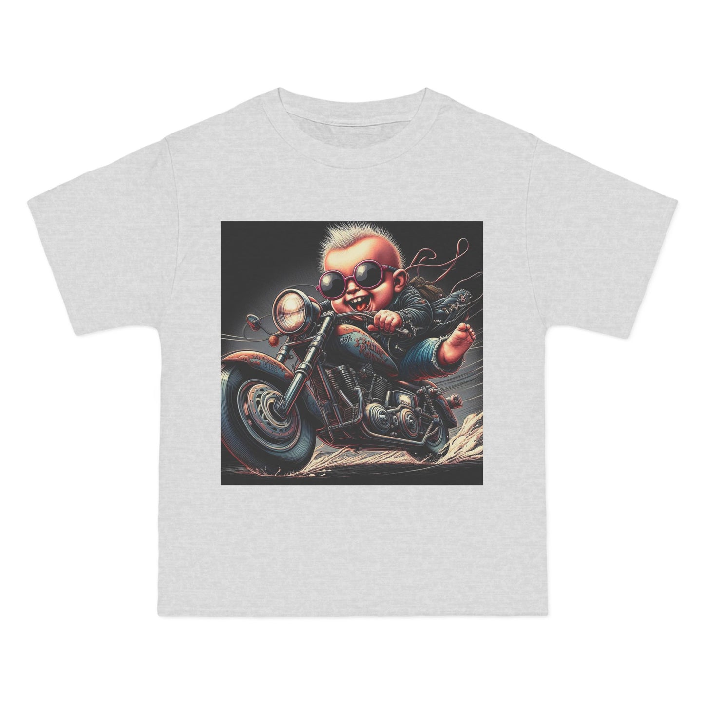 Crazy Baby on Motorcycle T-Shirt