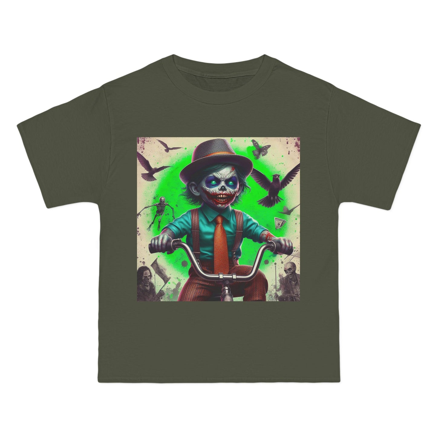 Zombie Bike T-Shirt — Spooky Biker Graphic Tee