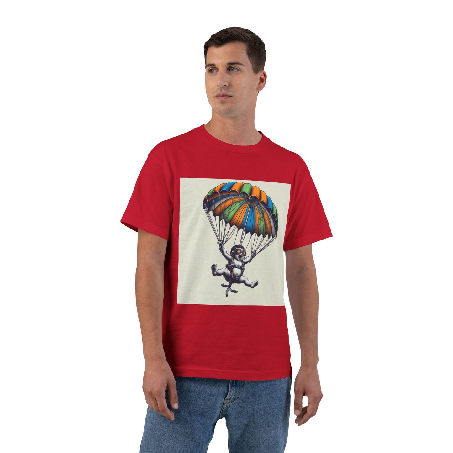 Parachute Baby T-Shirt — Cute Infant Paratrooper Design