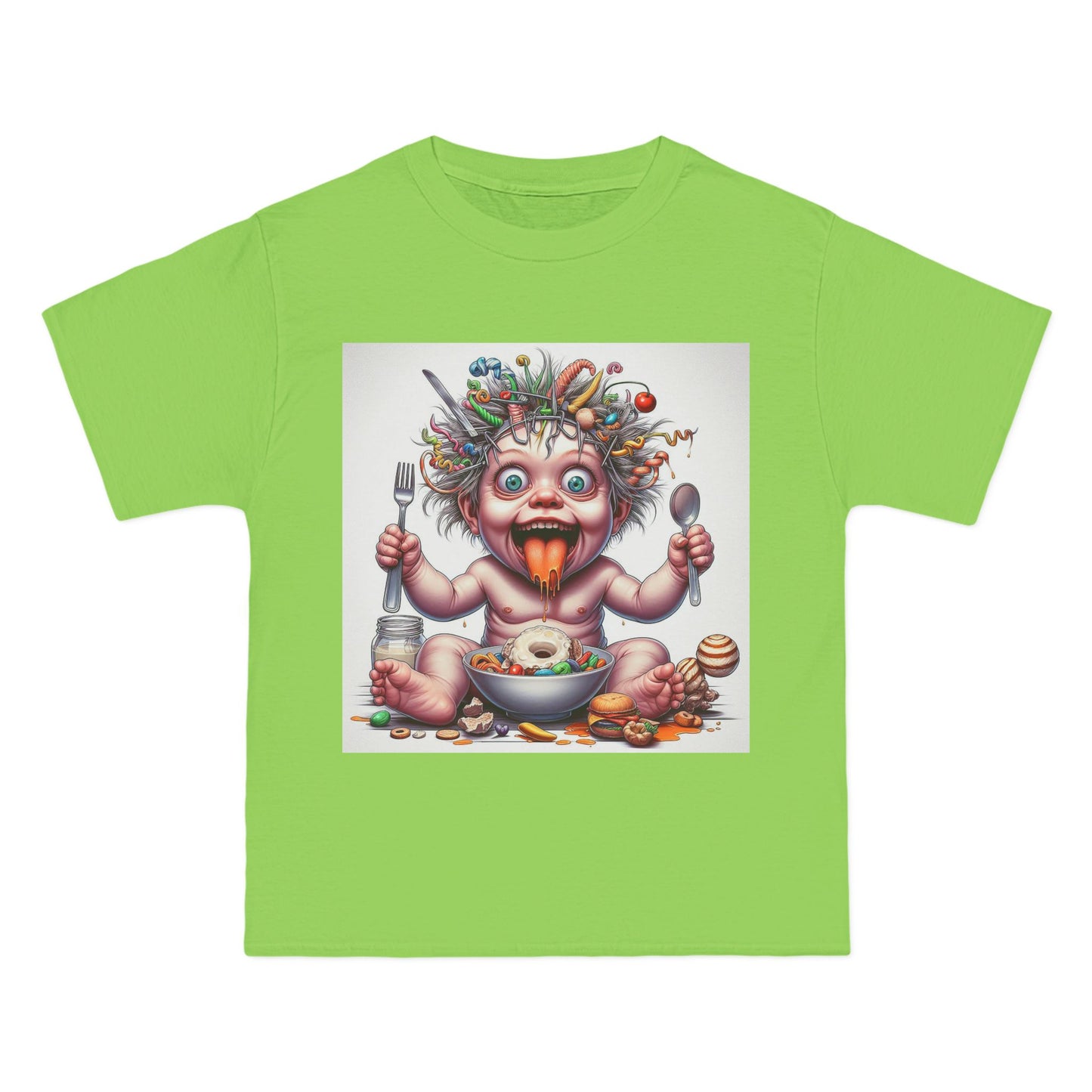 Crazy Baby Graphic T-Shirt — "crazy baby" Retro Design