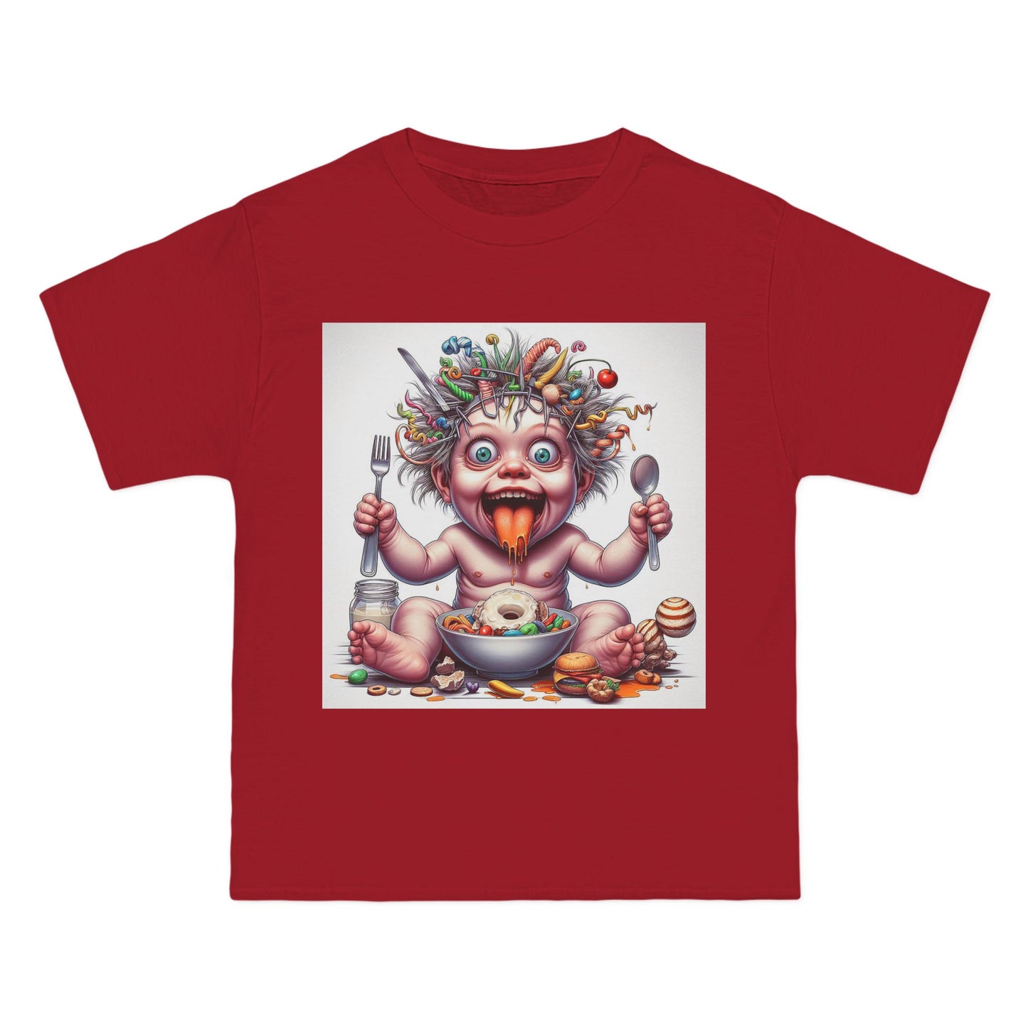 Crazy Baby Graphic T-Shirt — "crazy baby" Retro Design