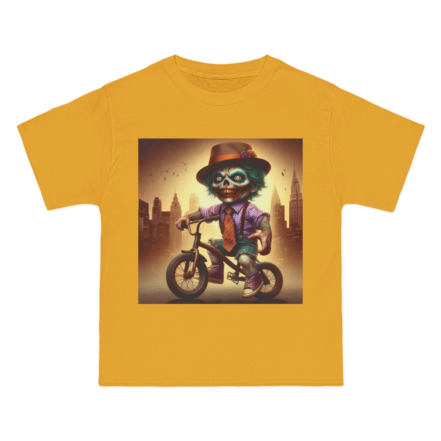 Zombie Bike T-Shirt — Spooky Biker Graphic Tee