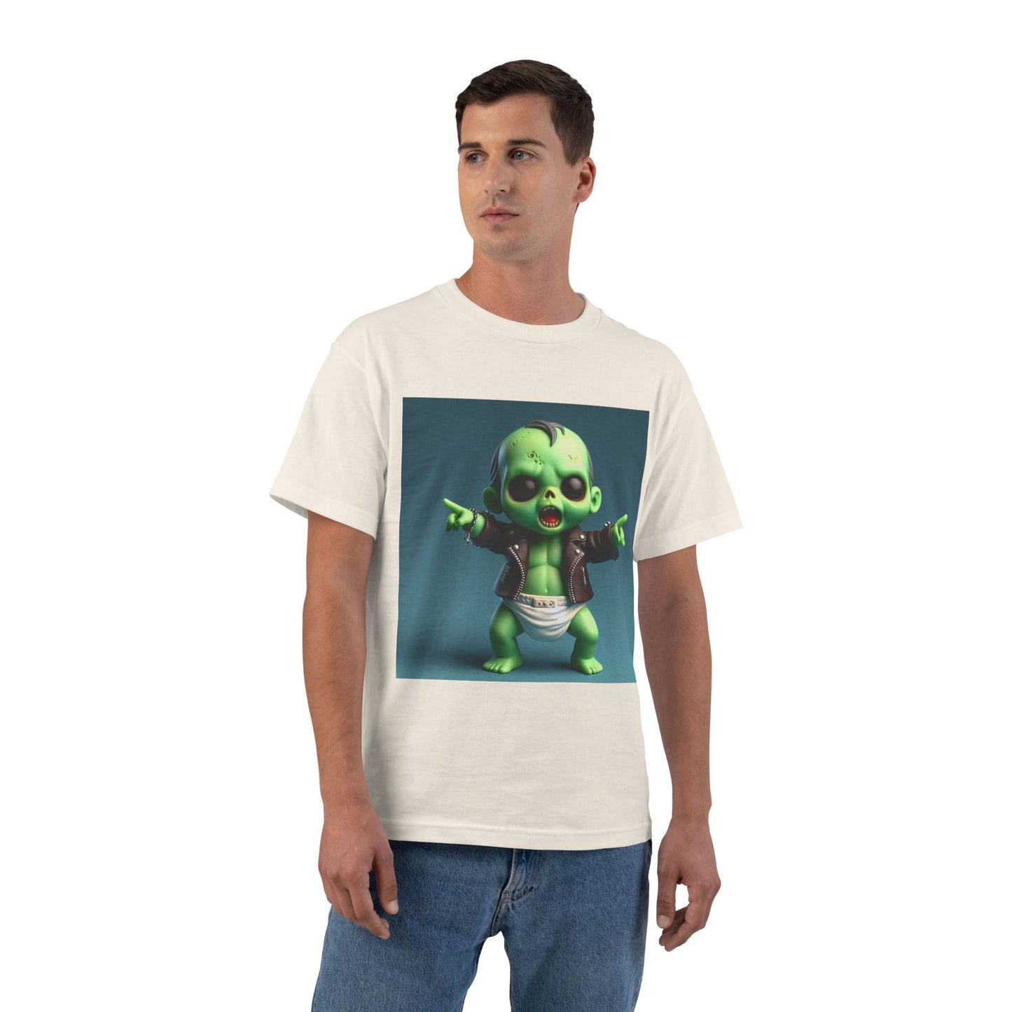 Cute Green Baby Zombie T-Shirt — Baby Zombie Graphic Tee