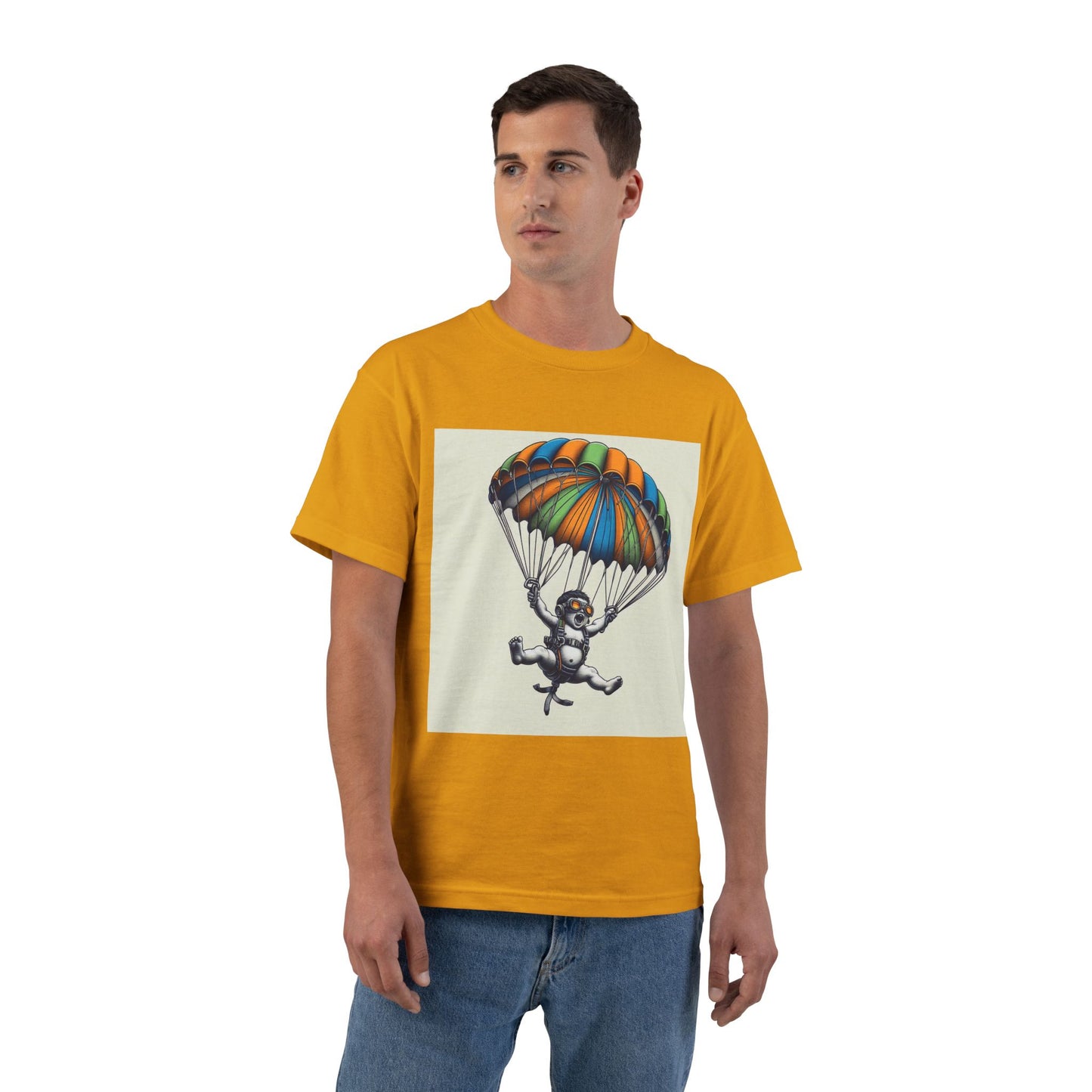 Parachute Baby T-Shirt — Cute Infant Paratrooper Design