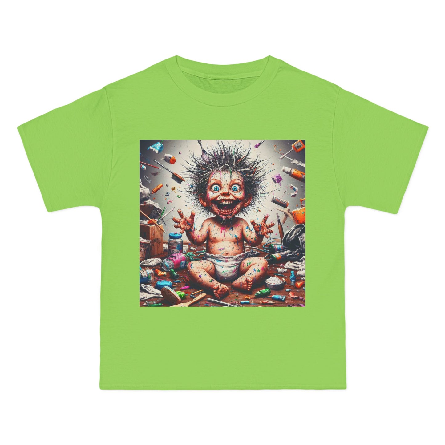 Crazy Baby Graphic T-Shirt — Playful Retro Baby Design