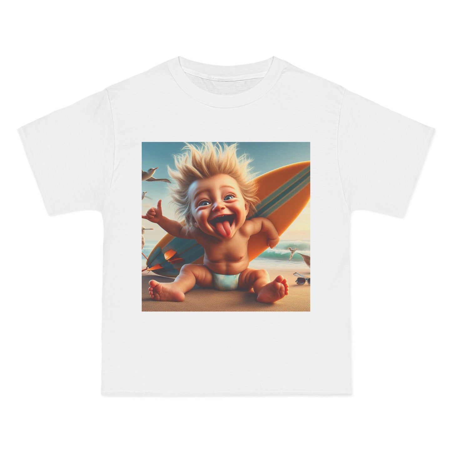 Crazy Surfer Baby T-Shirt — Cute Surf Graphic Tee for Kids