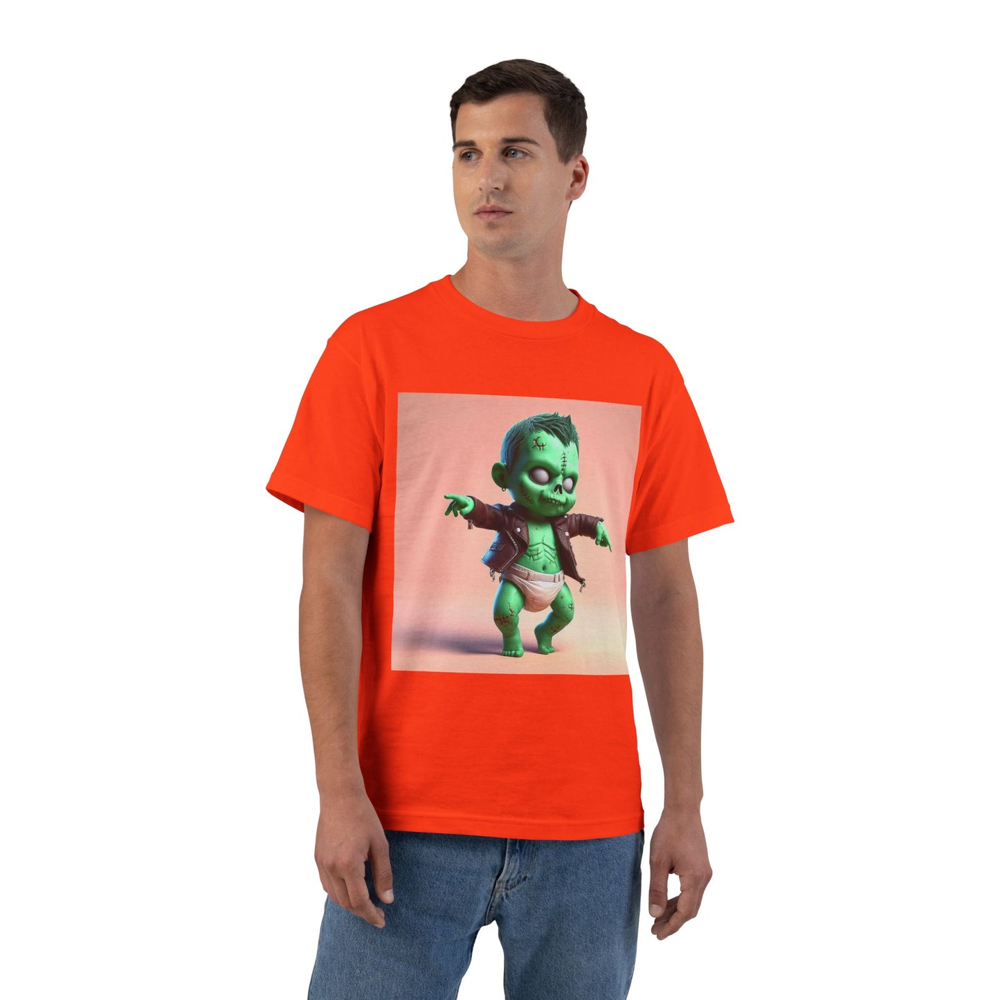 Zombie Diaper Baby T-Shirt — Funny Cute Horror Tee for Fans of Dark Humor