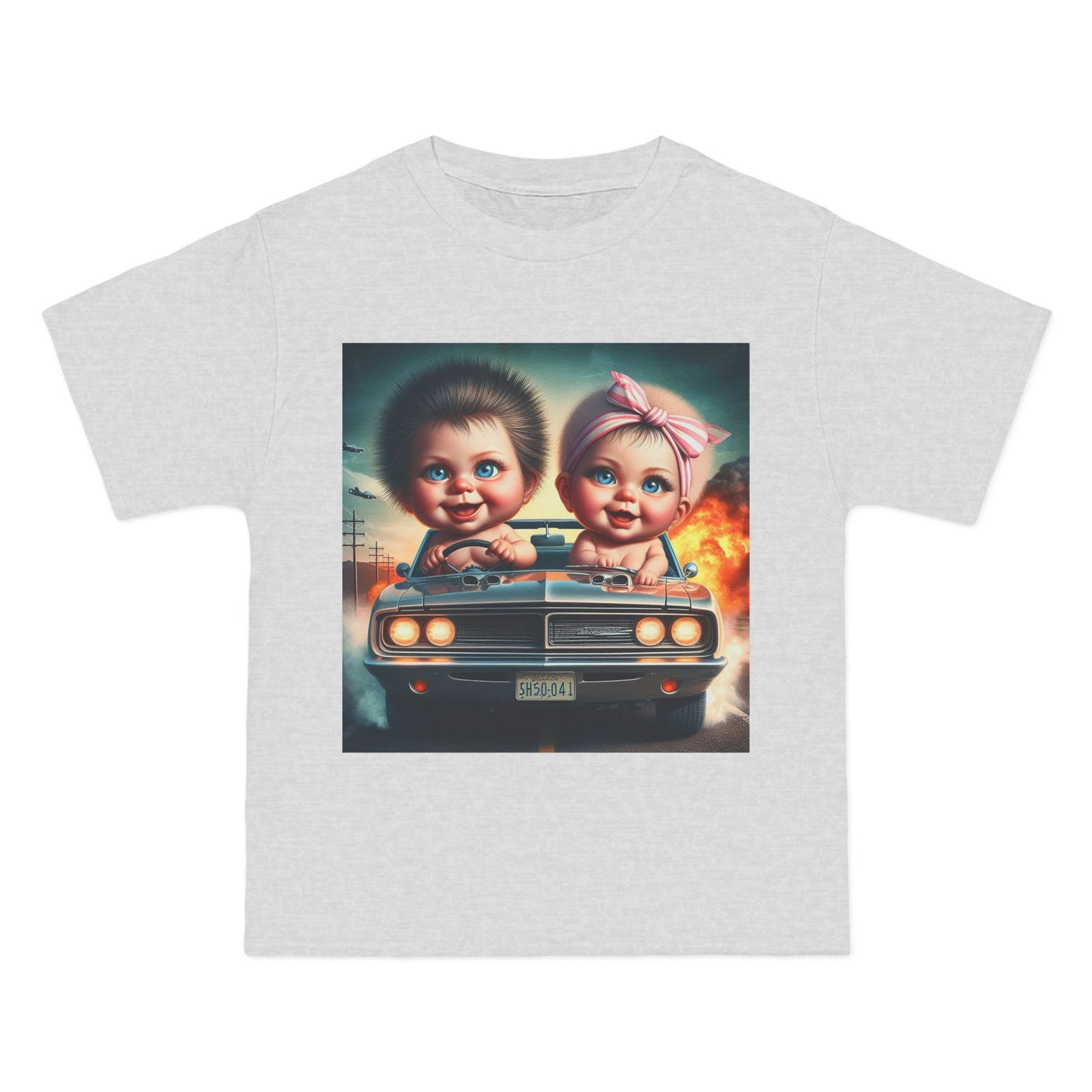Funny Babies Driving Car T-Shirt — Cute Infant Road Trip Graphic Tee