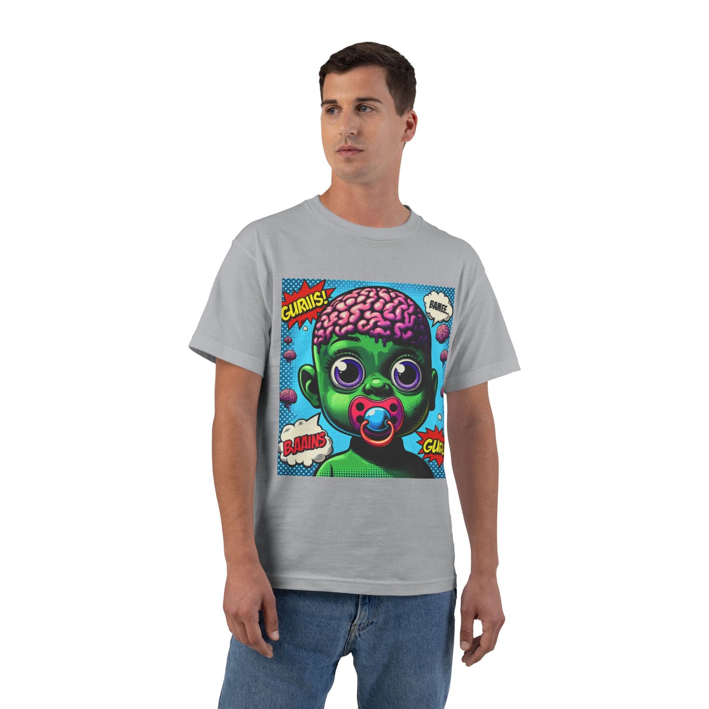 Zombie Baby Brain Pacifier T-Shirt