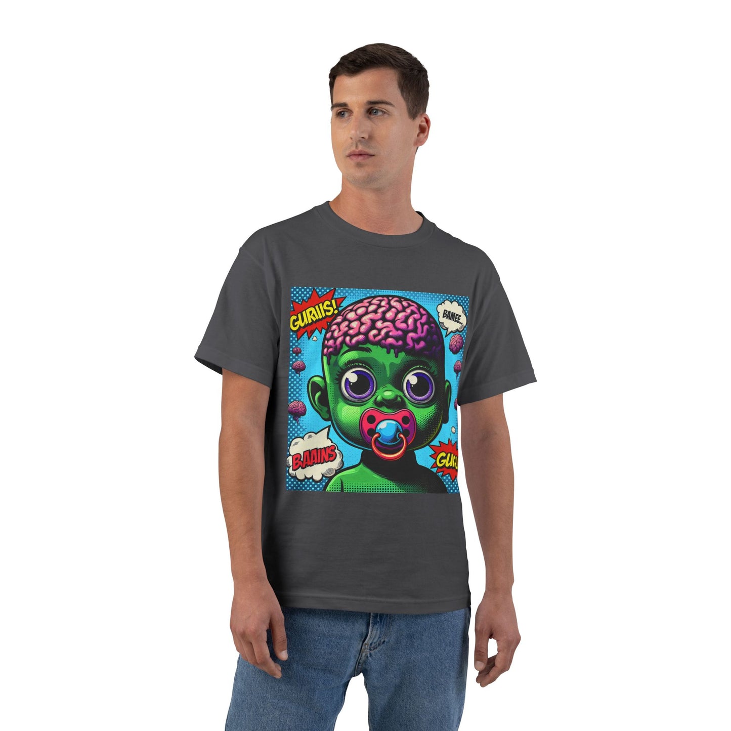 Zombie Baby Brain Pacifier T-Shirt