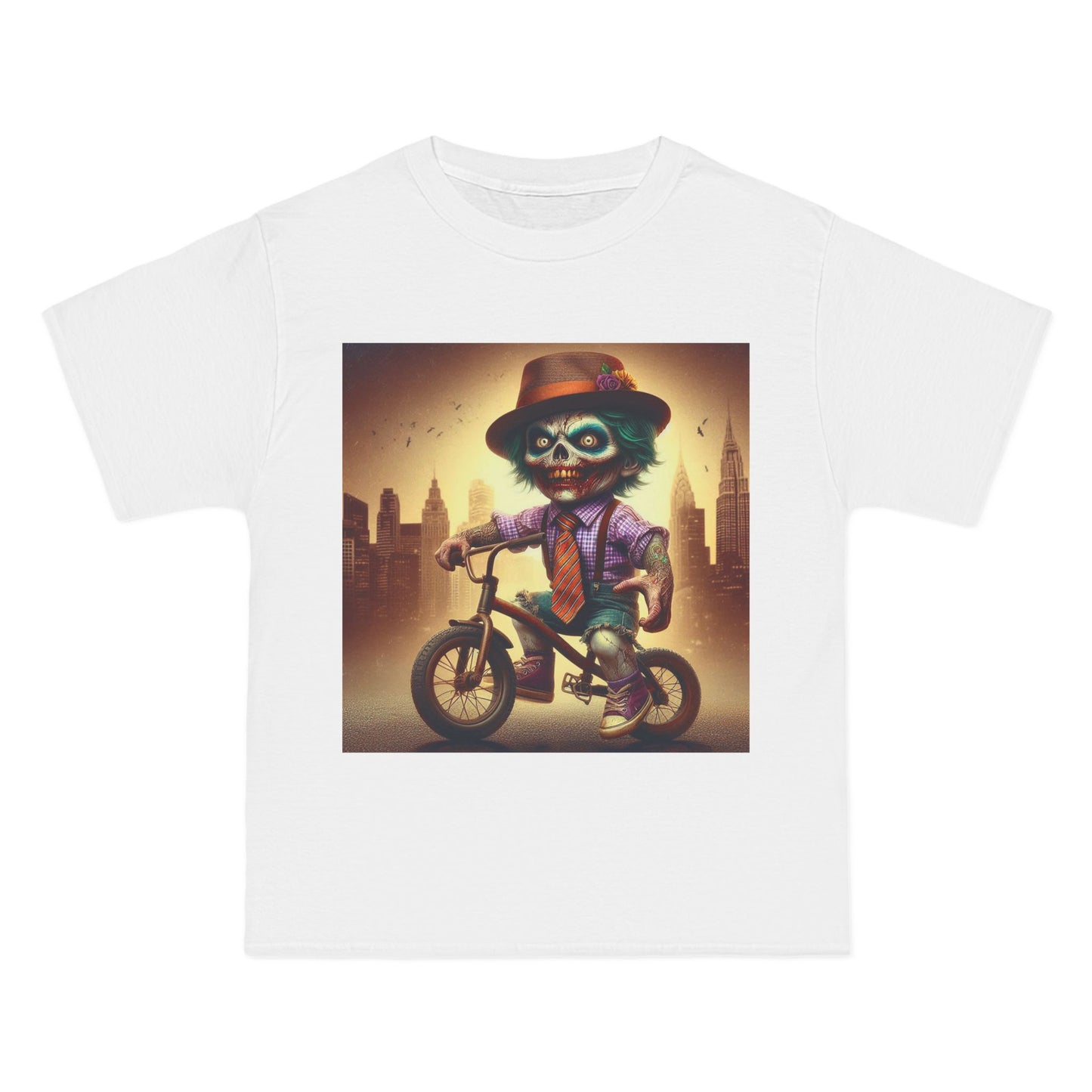 Zombie Bike T-Shirt — Spooky Biker Graphic Tee