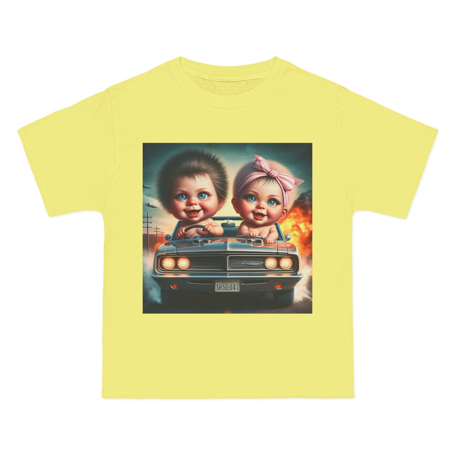 Funny Babies Driving Car T-Shirt — Cute Infant Road Trip Graphic Tee
