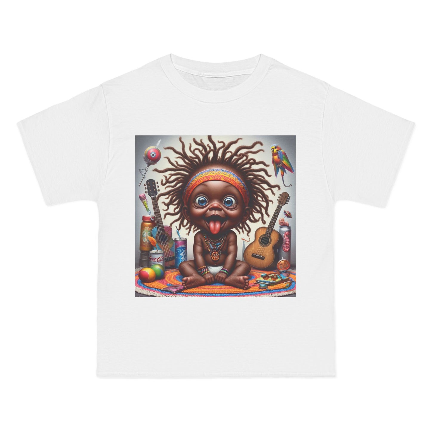 Crazy Guitar Baby T-Shirt — Funny Retro Music Tee
