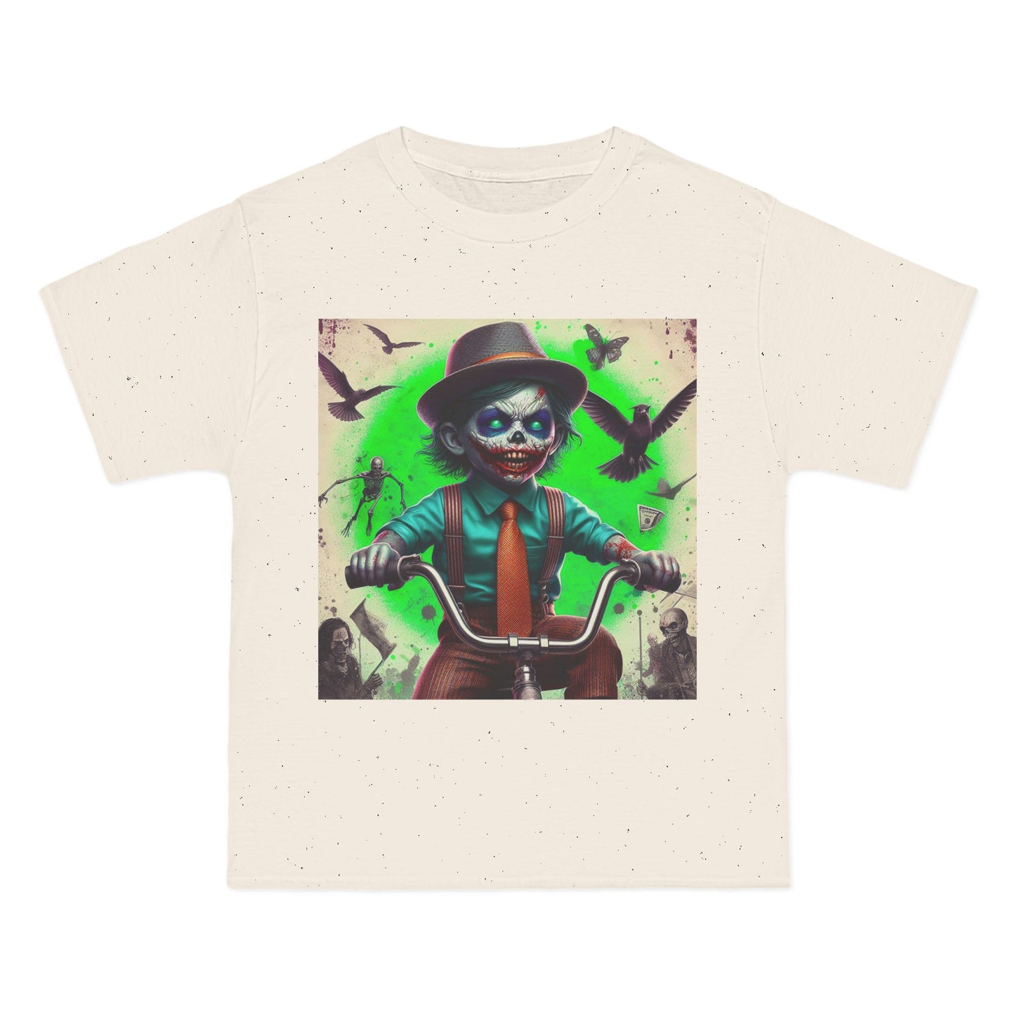 Zombie Bike T-Shirt — Spooky Biker Graphic Tee