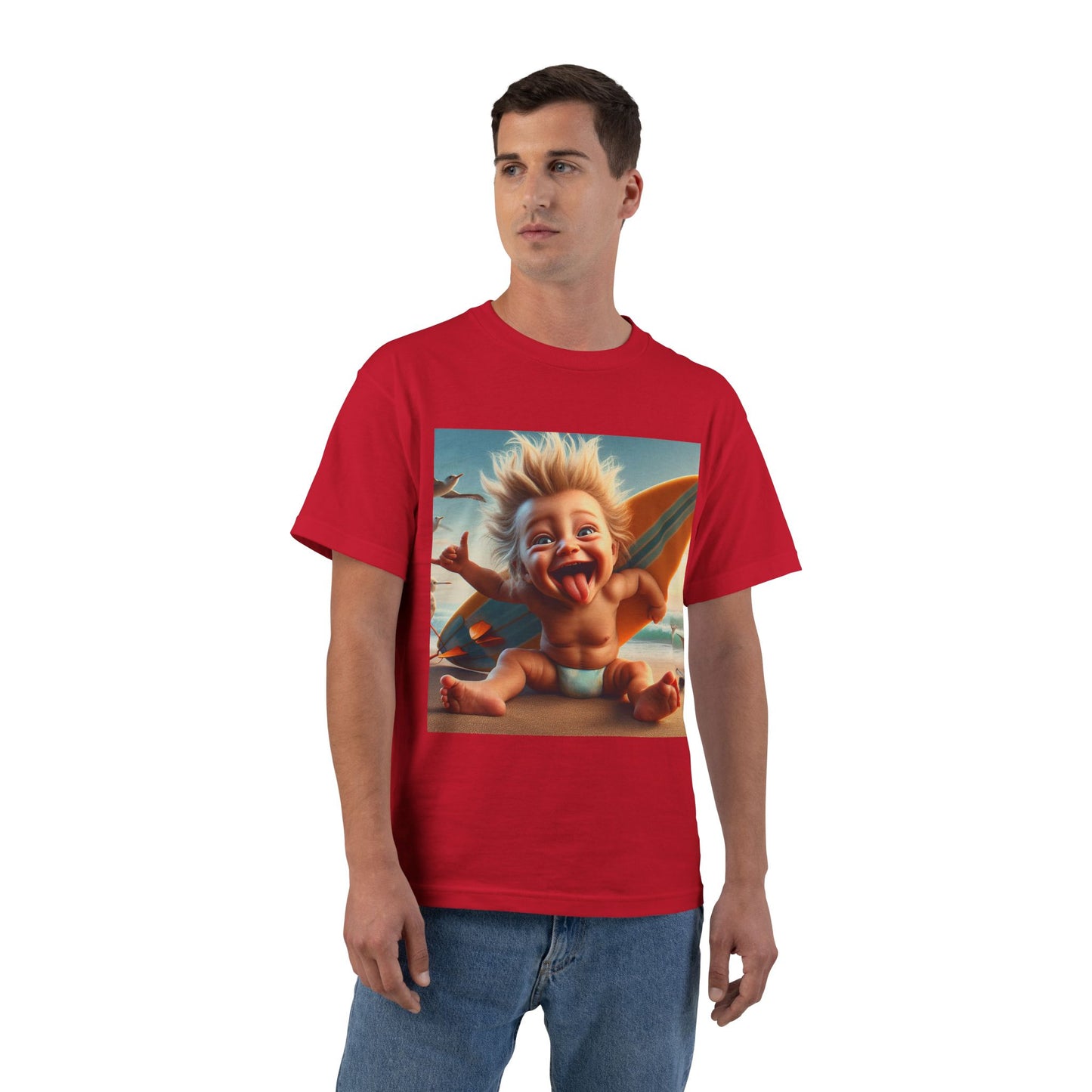 Crazy Surfer Baby T-Shirt — Cute Surf Graphic Tee for Kids