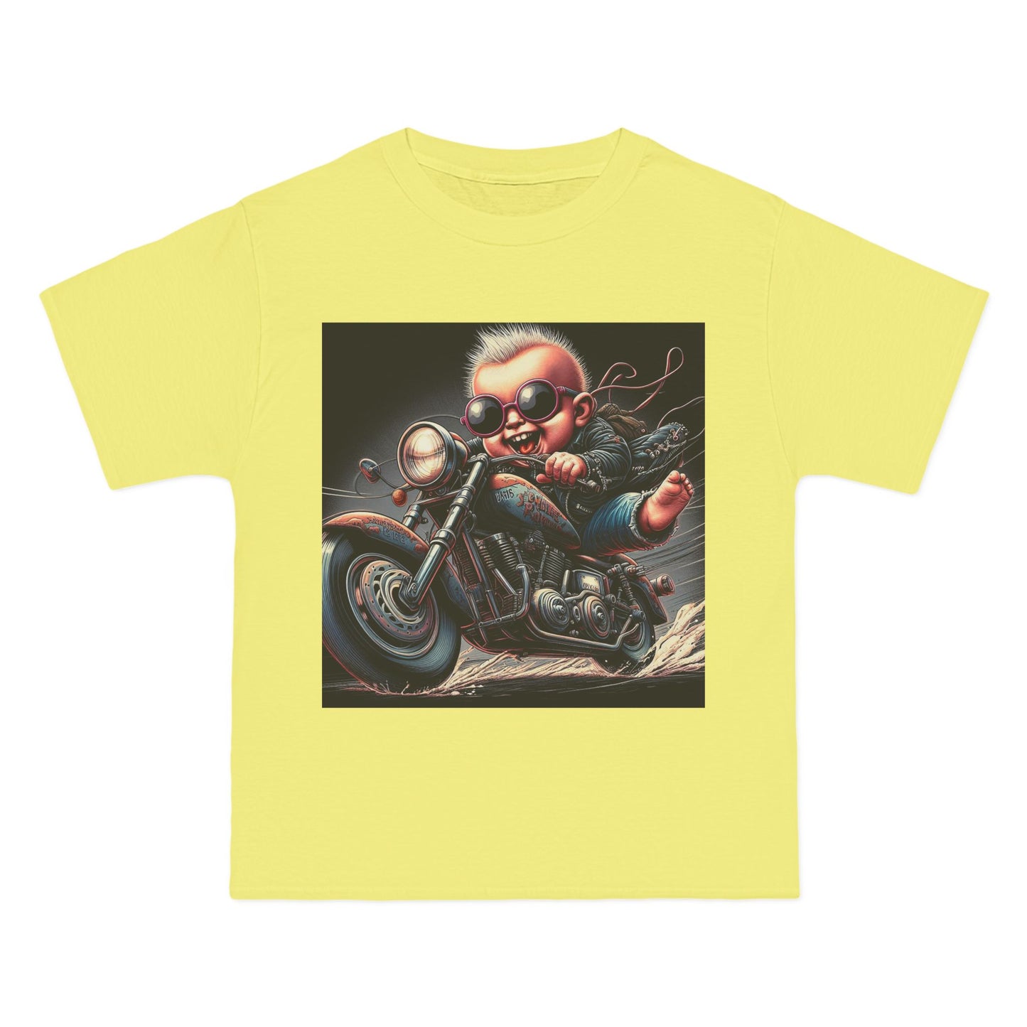 Crazy Baby on Motorcycle T-Shirt
