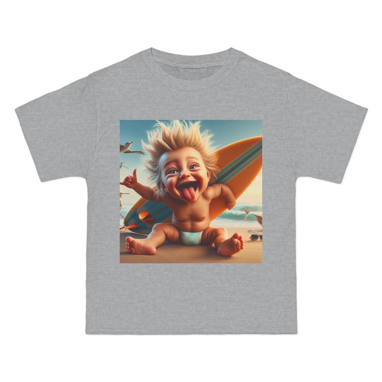 Crazy Surfer Baby T-Shirt — Cute Surf Graphic Tee for Kids