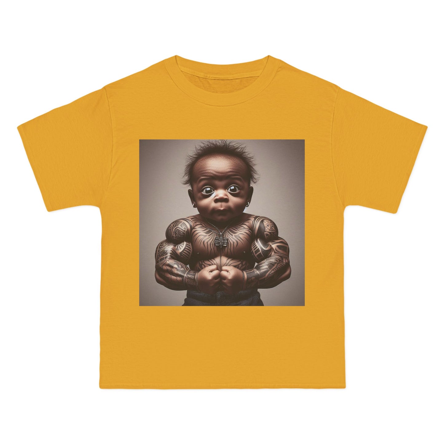 Funny Muscle Baby T-Shirt — Cute Strong Baby Graphic Tee