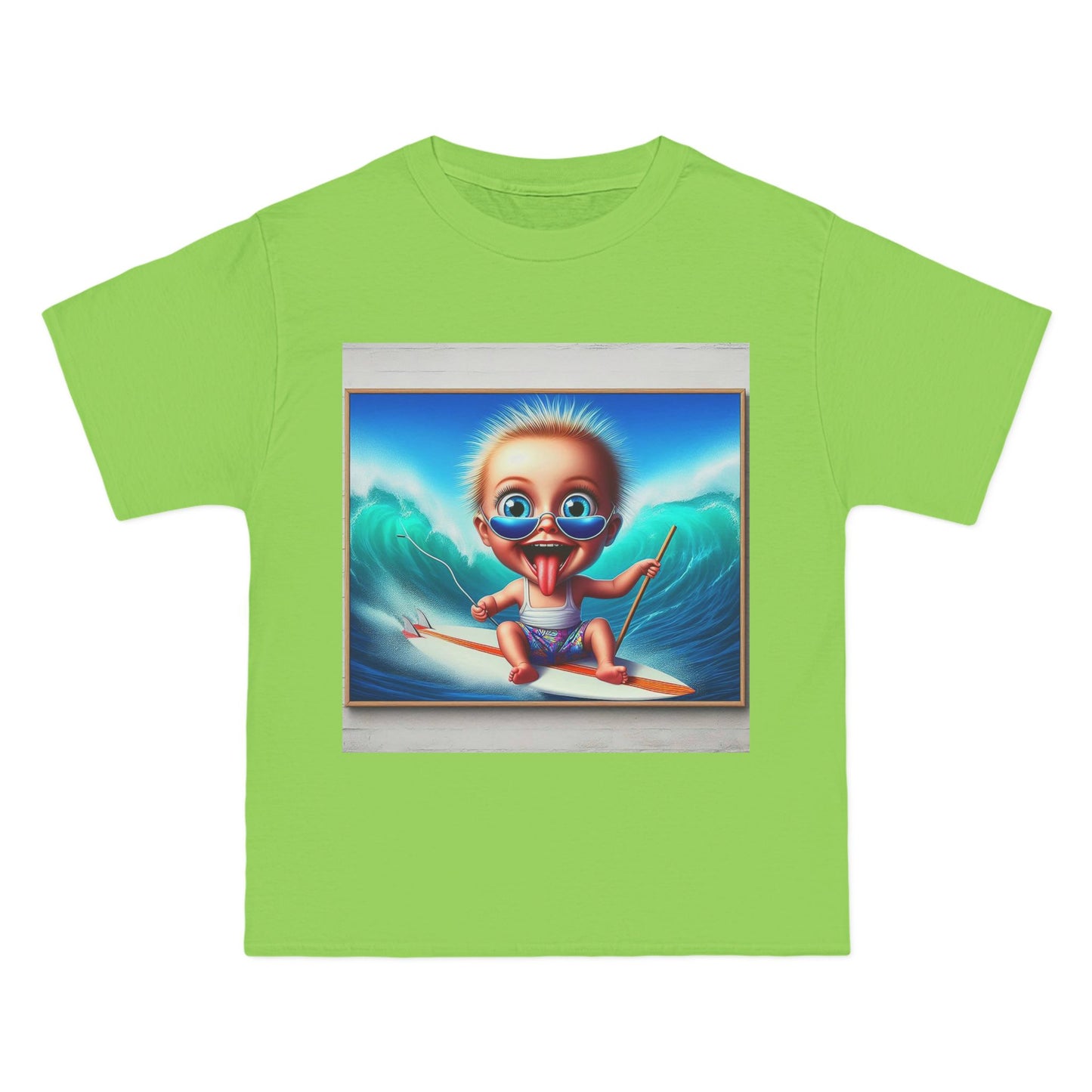 Crazy Surfer Baby T-Shirt — Retro Surf Graphic Tee for Kids
