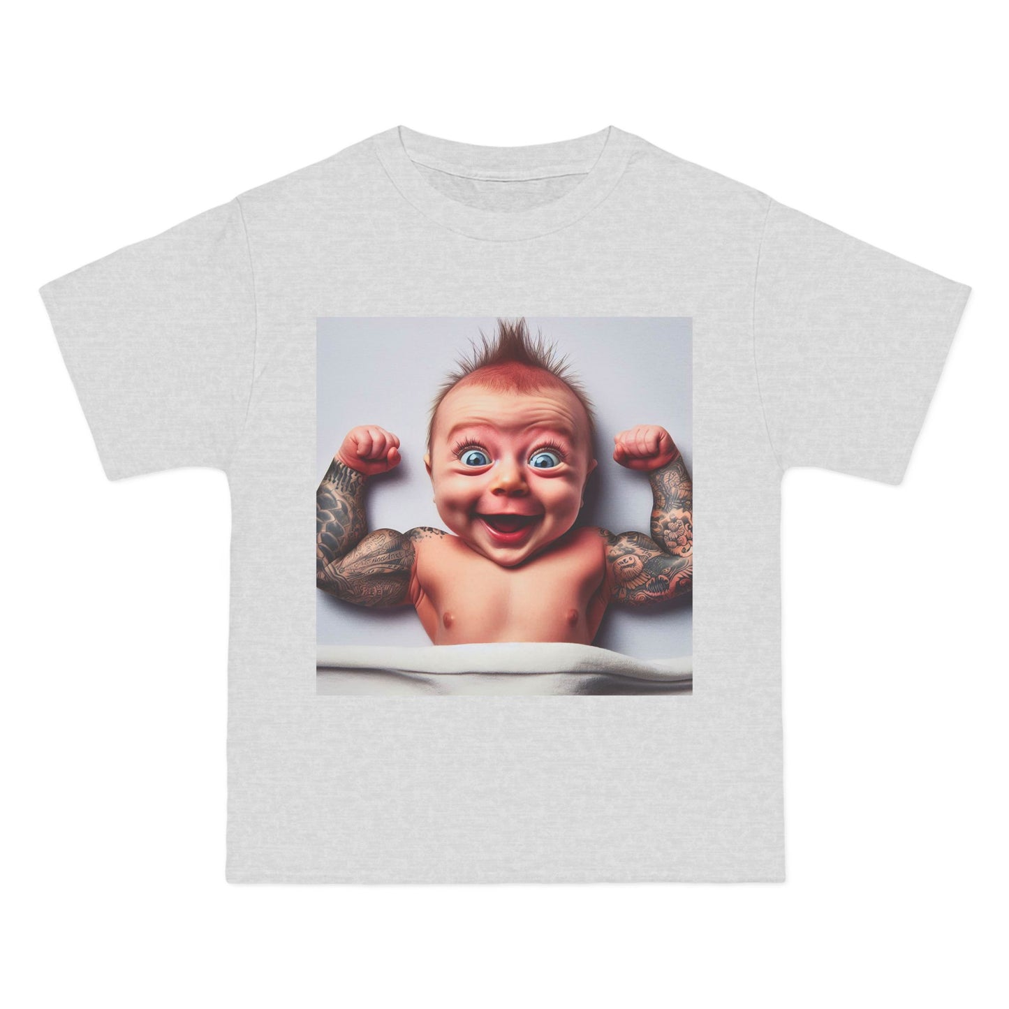 Funny Muscle Baby T-Shirt — Cute Strong Baby Graphic Tee
