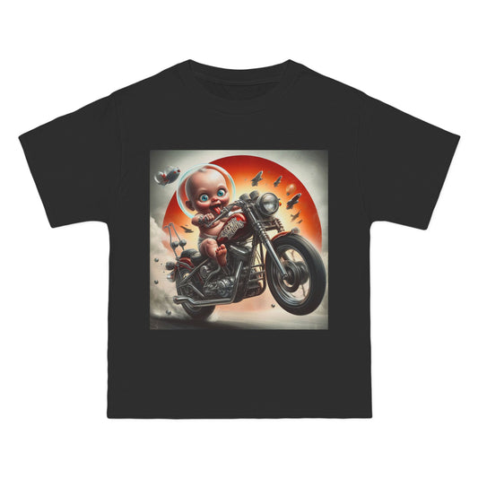 Crazy Biker Baby T-Shirt — Retro Motorcycle Graphic Tee